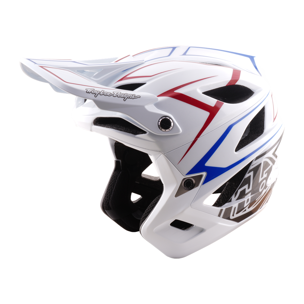 STAGE STUNT AS HELMET PINSTRIPE WHITE