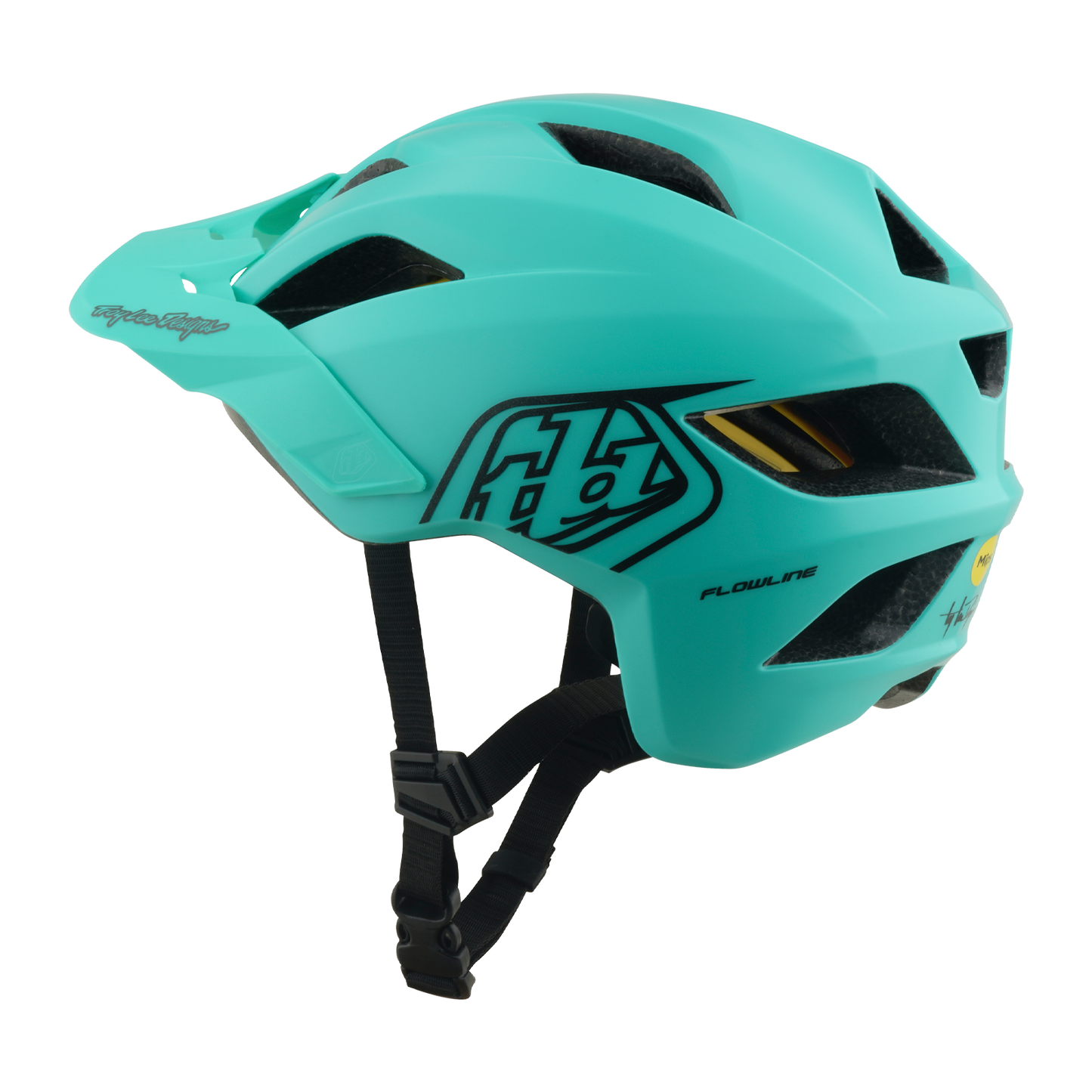 YOUTH FLOWLINE AS  HELMET POINT CHARCOAL / REAL TEAL