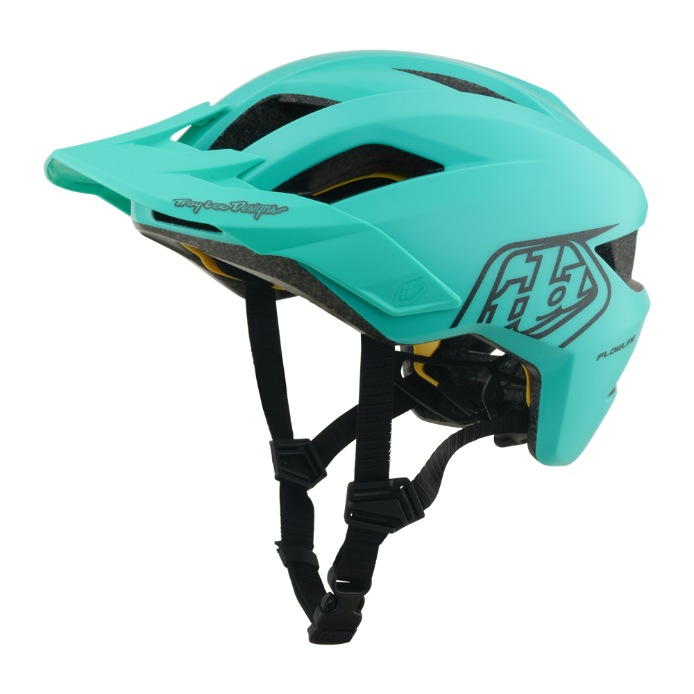YOUTH FLOWLINE AS  HELMET POINT CHARCOAL / REAL TEAL