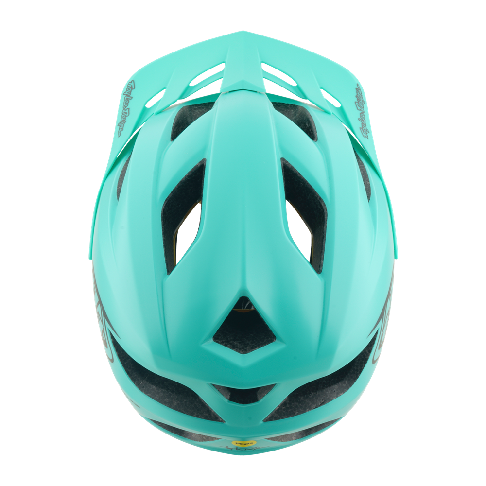 YOUTH FLOWLINE AS  HELMET POINT CHARCOAL / REAL TEAL