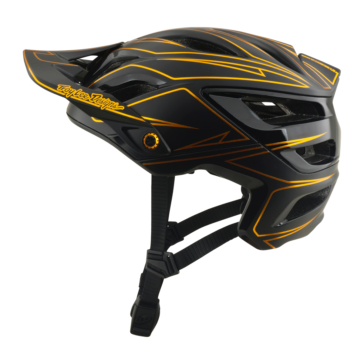 A3 AS HELMET PINSTRIPE BLACK