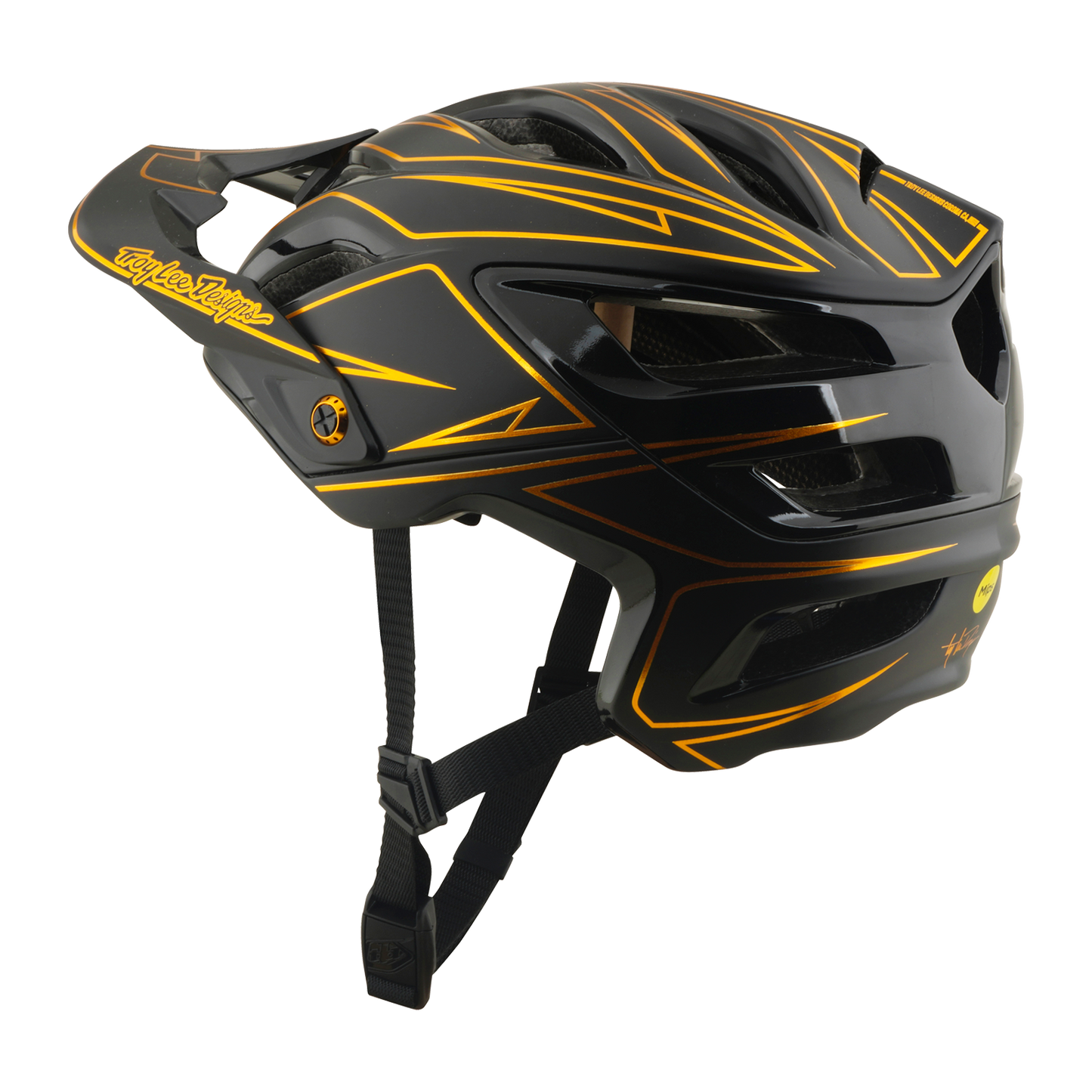 A3 AS HELMET PINSTRIPE BLACK