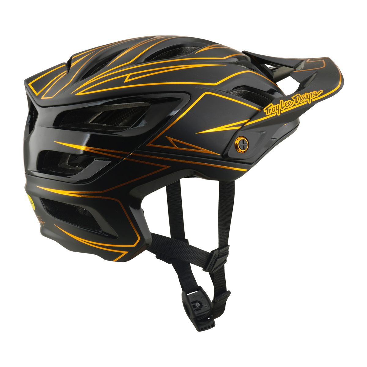 A3 AS HELMET PINSTRIPE BLACK
