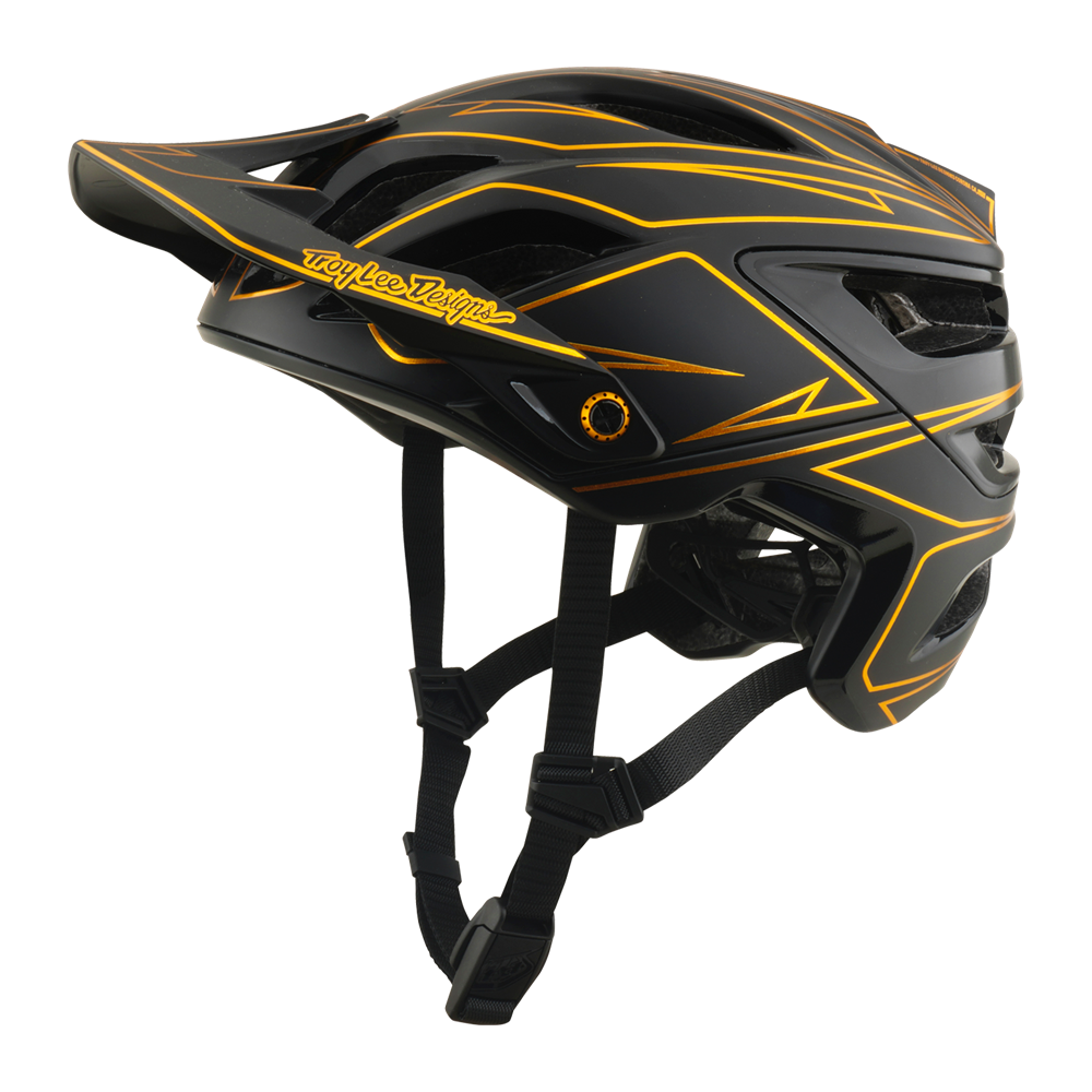 A3 AS HELMET PINSTRIPE BLACK