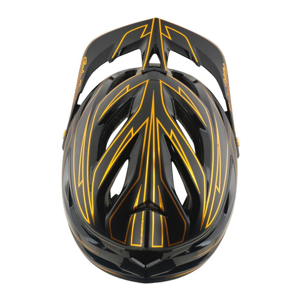 A3 AS HELMET PINSTRIPE BLACK