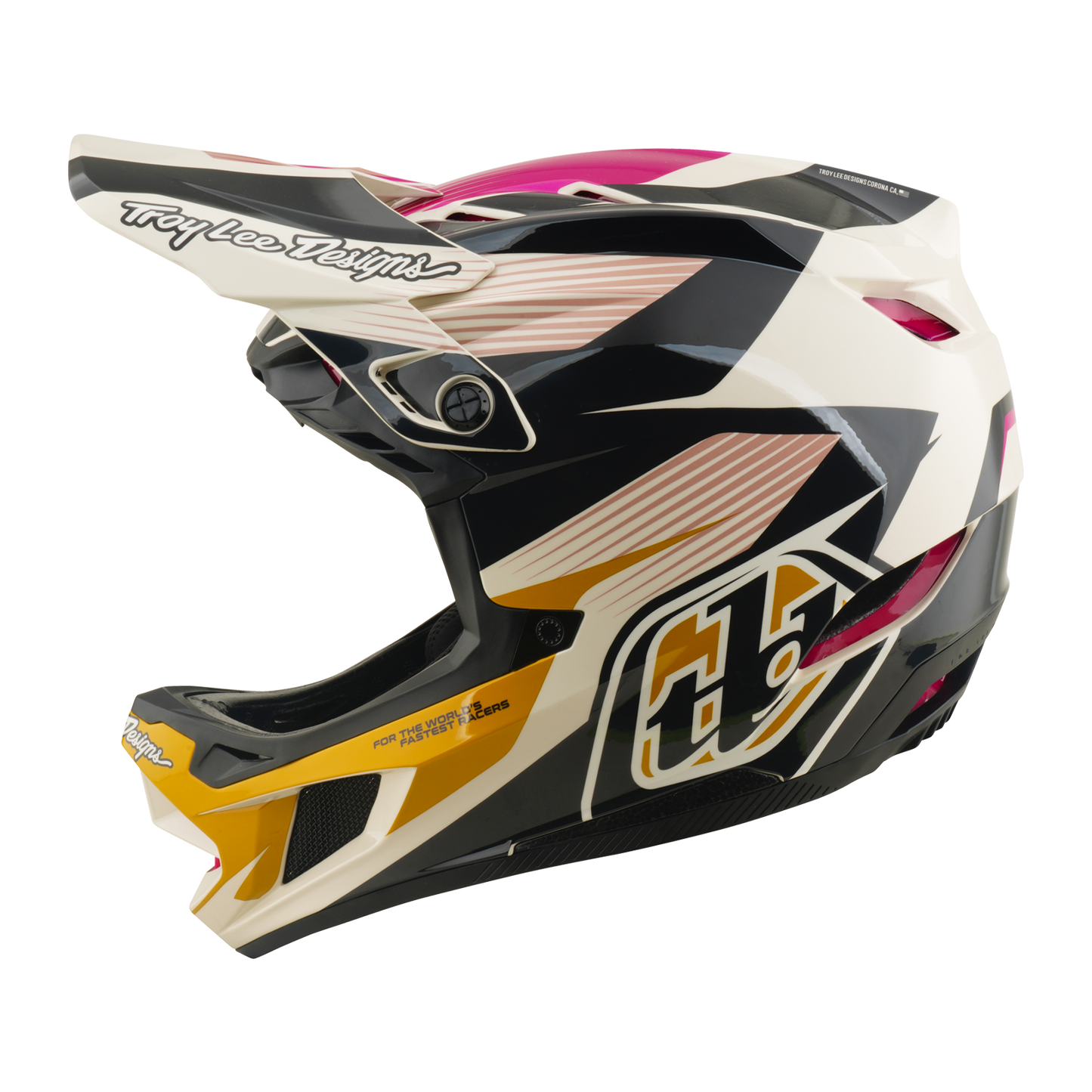 D4 AS POLYACRYLITE HELMET TURBO ACID / FUCHSIA