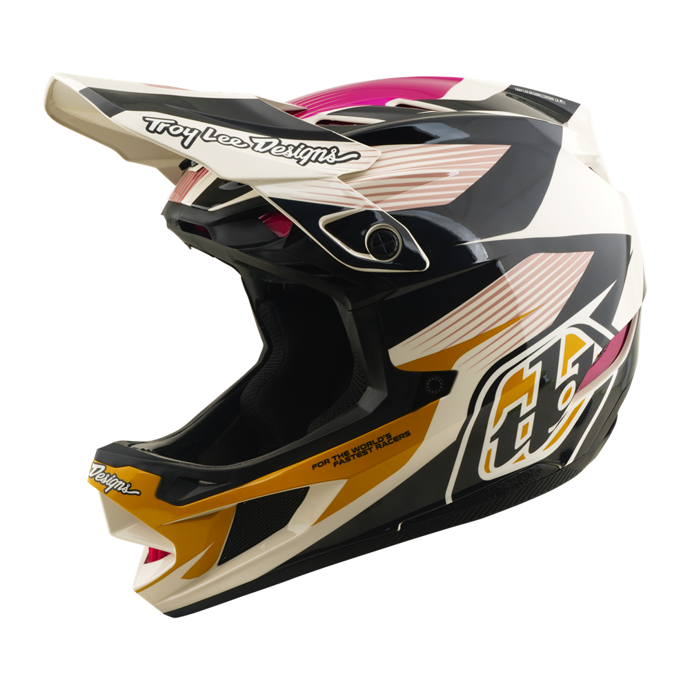 D4 AS POLYACRYLITE HELMET TURBO ACID / FUCHSIA