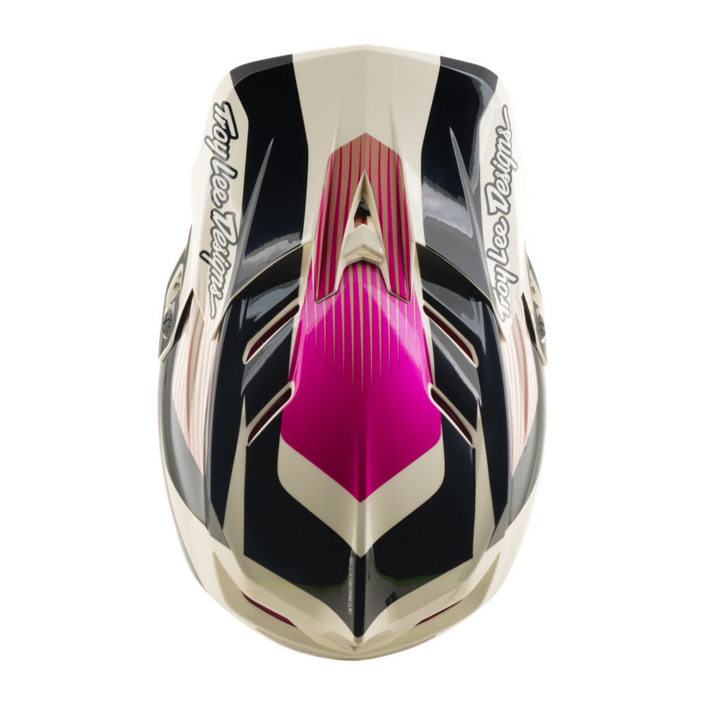 D4 AS POLYACRYLITE HELMET TURBO ACID / FUCHSIA
