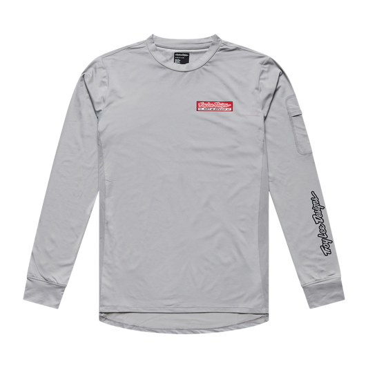 RUCKUS RIDE LONG SLEEVE TEE CUSTOM PAINT MID GRAY