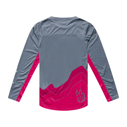 SKYLINE PRO LONG SLEEVE JERSEY DESCEND SLATE