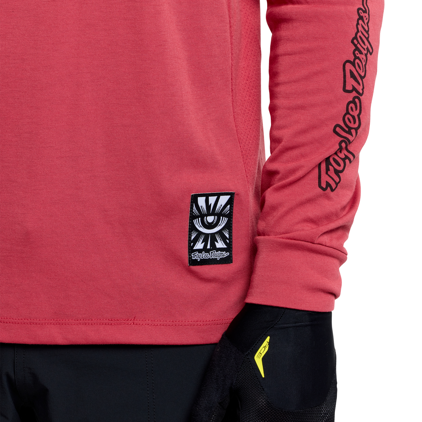 SKYLINE RIDE LONG SLEEVE TEE FEATHERED EMBER RED