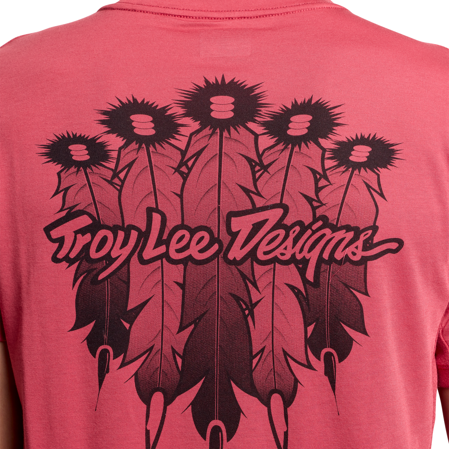 SKYLINE RIDE LONG SLEEVE TEE FEATHERED EMBER RED