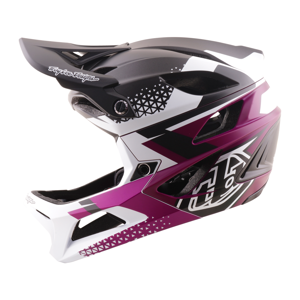 STAGE 2 AS HELMET AMPER WHITE / FUCHSIA