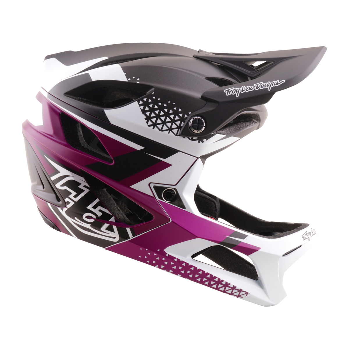 STAGE 2 AS HELMET AMPER WHITE / FUCHSIA