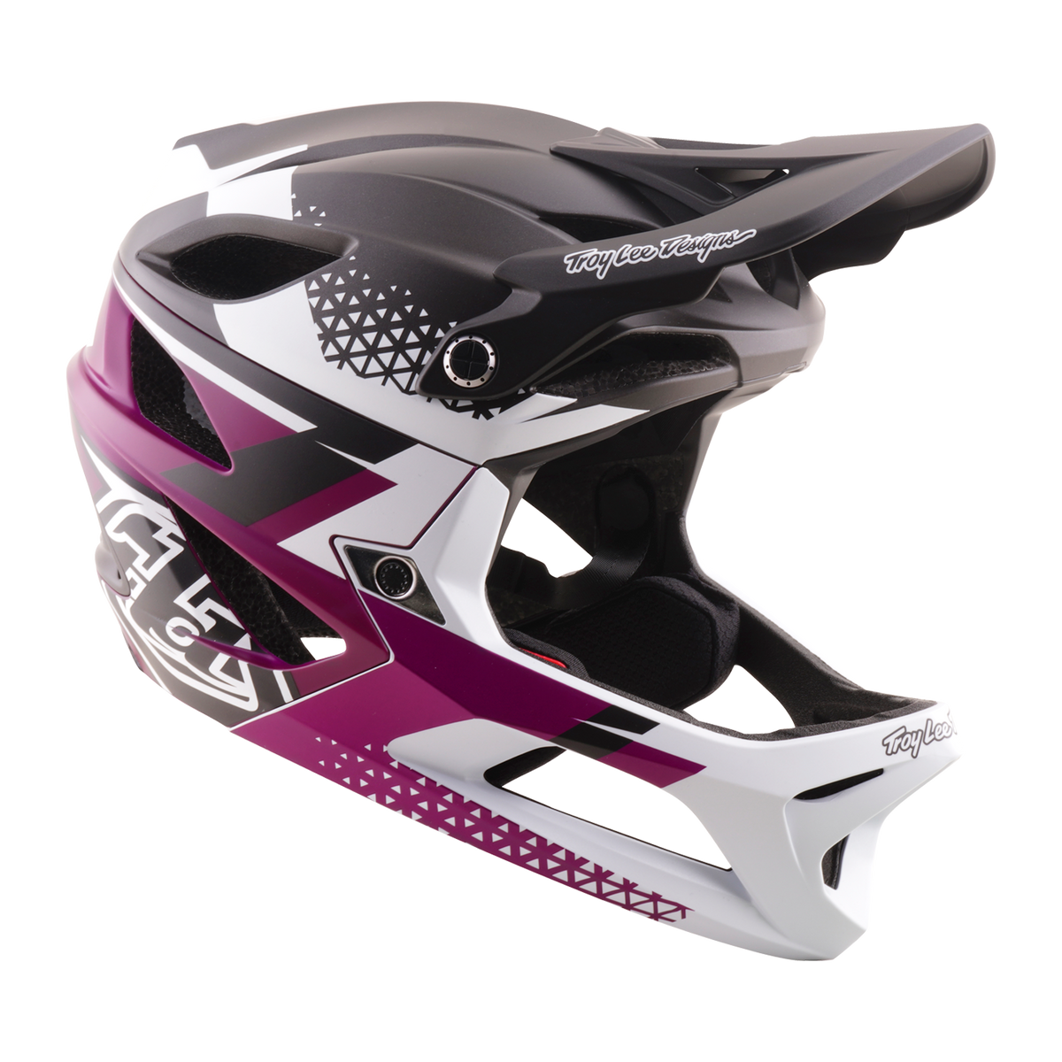 STAGE 2 AS HELMET AMPER WHITE / FUCHSIA