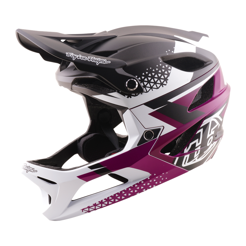 STAGE 2 AS HELMET AMPER WHITE / FUCHSIA