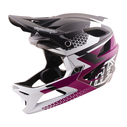 STAGE 2 AS HELMET AMPER WHITE / FUCHSIA