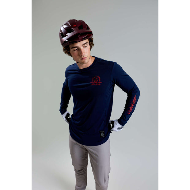 SKYLINE LONG SLEEVE RIDE TEE LOCALS MIDNIGHT