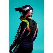 SE5 ECE CARBON HELMET STRIPES BLACK / PURPLE