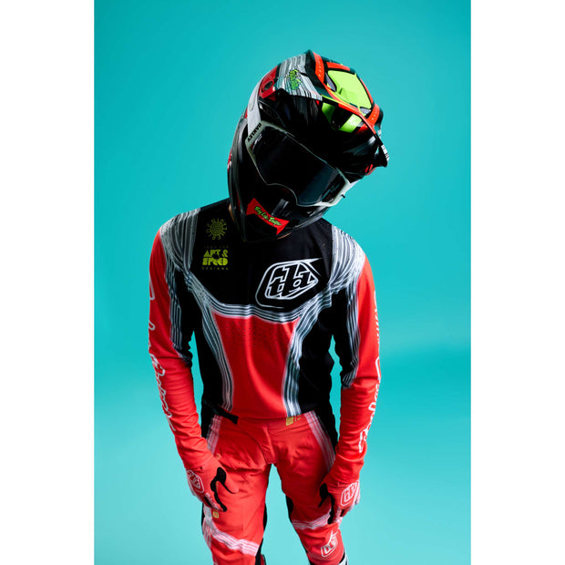 SE PRO JERSEY STRIPES INFRA RED / BLACK