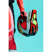 SE5 ECE COMPOSITE HELMET STRIPES BLACK / INFRA RED