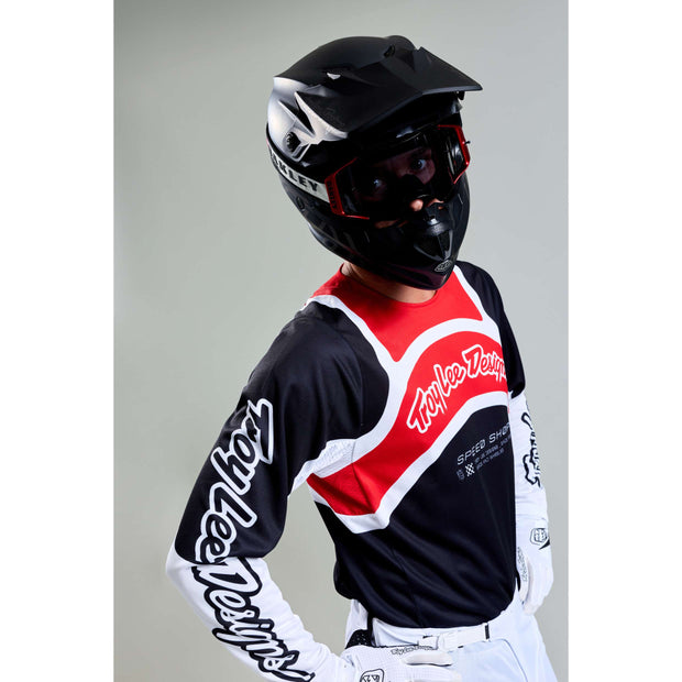 GP PRO JERSEY SWERVE BLACK / RED
