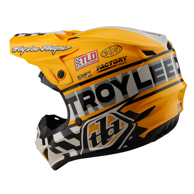 GP PRO HELMET FIFTY-50 WHITE / GOLD