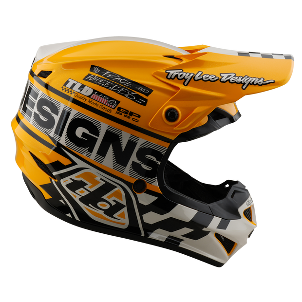 GP PRO HELMET FIFTY-50 WHITE / GOLD