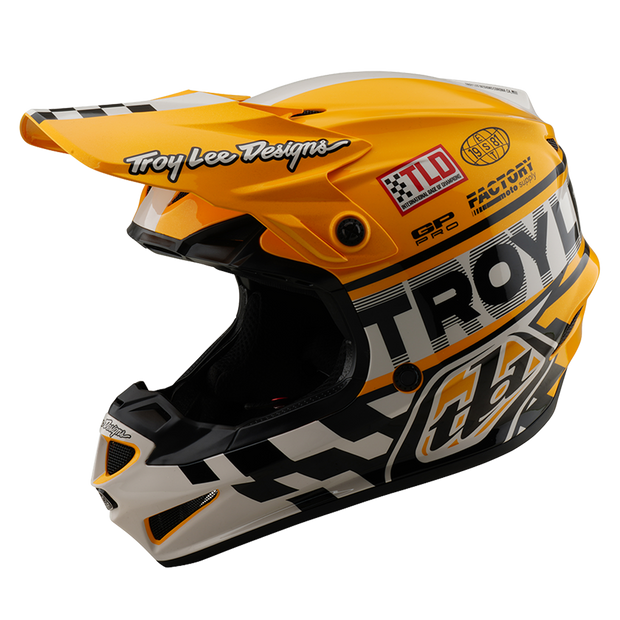 GP PRO HELMET FIFTY-50 WHITE / GOLD