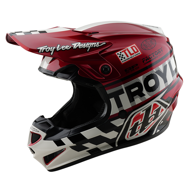 GP PRO HELMET FIFTY-50 WHITE / RED