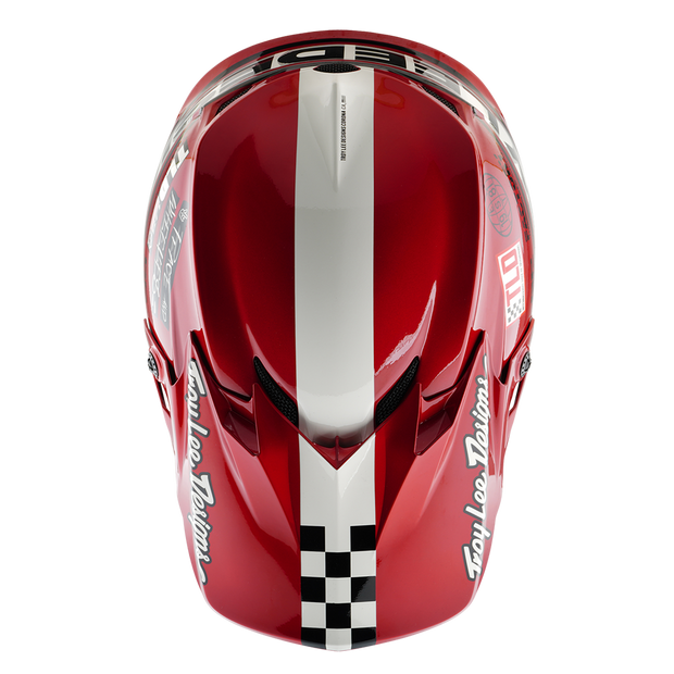 YOUTH GP PRO HELMET FIFTY-50 WHITE / RED