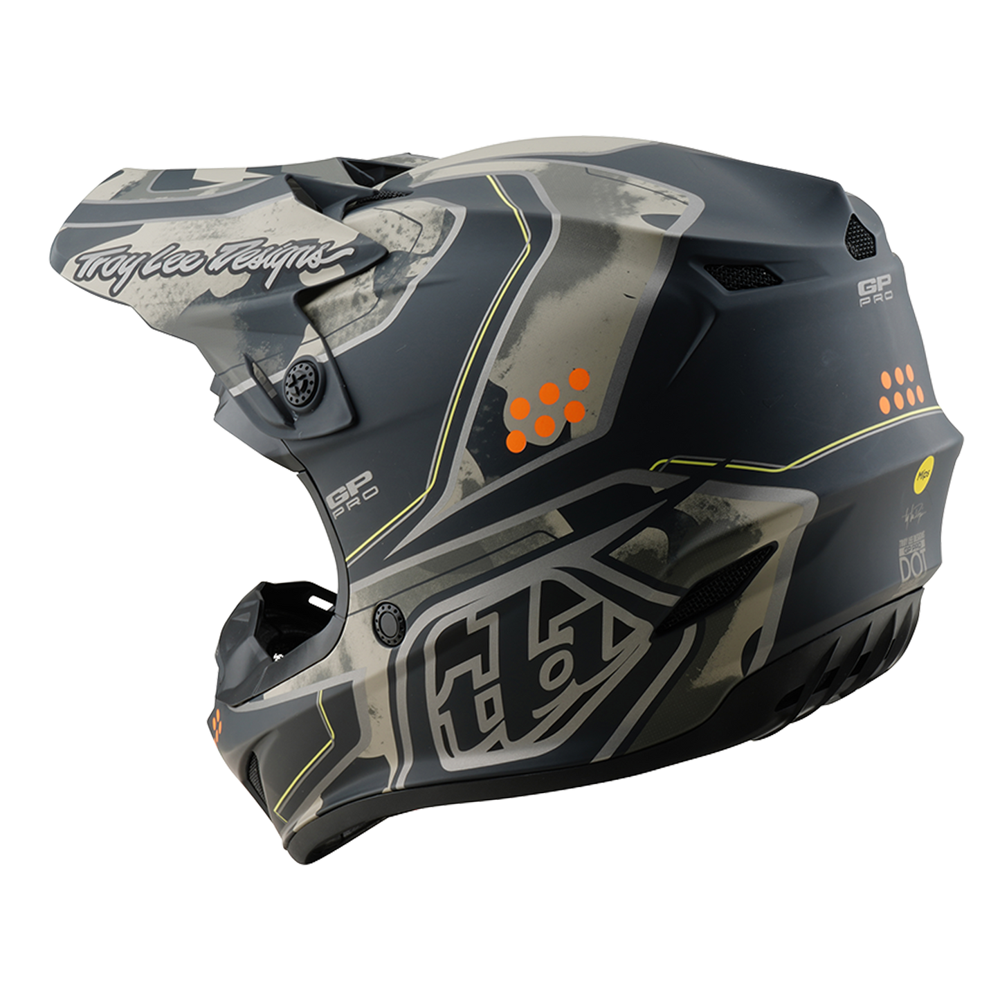 GP PRO HELMET TROOPER BLACK / CAPER