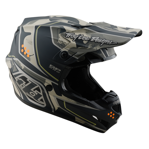 GP PRO HELMET TROOPER BLACK / CAPER