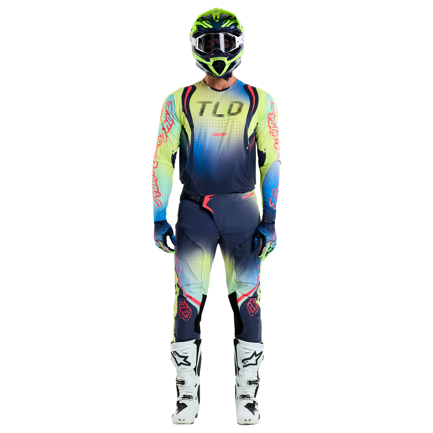 SE ULTRA JERSEY DRIP GLO YELLOW / DARK NAVY