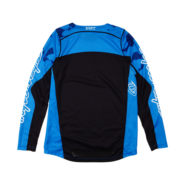 YOUTH GP PRO JERSEY BLOTTED BRIGHT BLUE