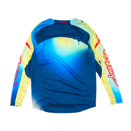 YOUTH GP PRO JERSEY DRIP GLO YELLOW / DARK NAVY