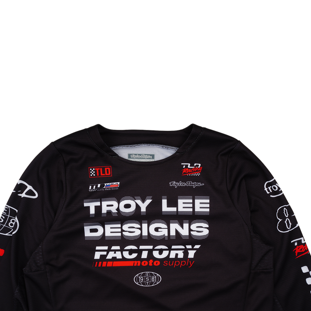 YOUTH GP PRO JERSEY FACTORY BLACK