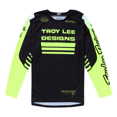 GP PRO JERSEY SEGMENT BLACK / FLO YELLOW