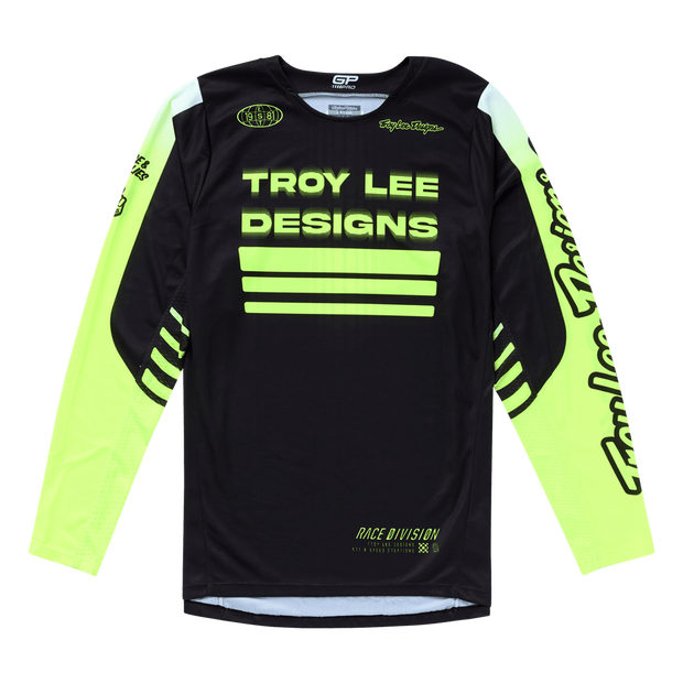 GP PRO JERSEY SEGMENT BLACK / FLO YELLOW