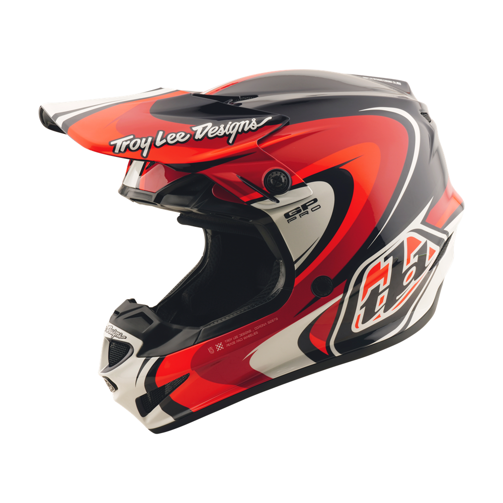 YOUTH GP PRO HELMET CROSSOVER BLACK / RED