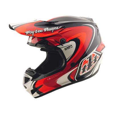 YOUTH GP PRO HELMET CROSSOVER BLACK / RED