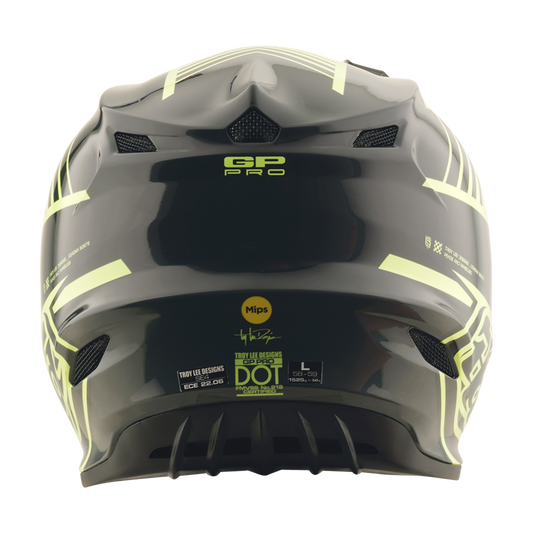YOUTH GP PRO HELMET SEGMENT GLO YELLOW
