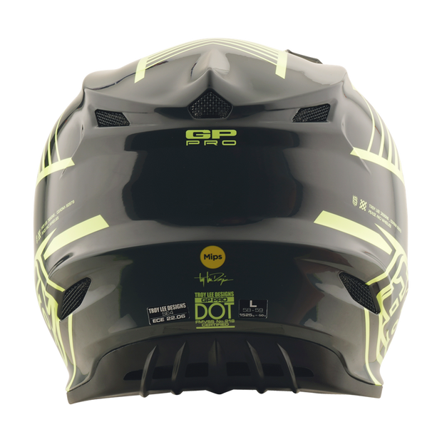 YOUTH GP PRO HELMET SEGMENT GLO YELLOW