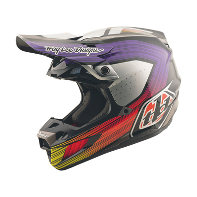 SE5 ECE CARBON HELMET STRIPES BLACK / PURPLE