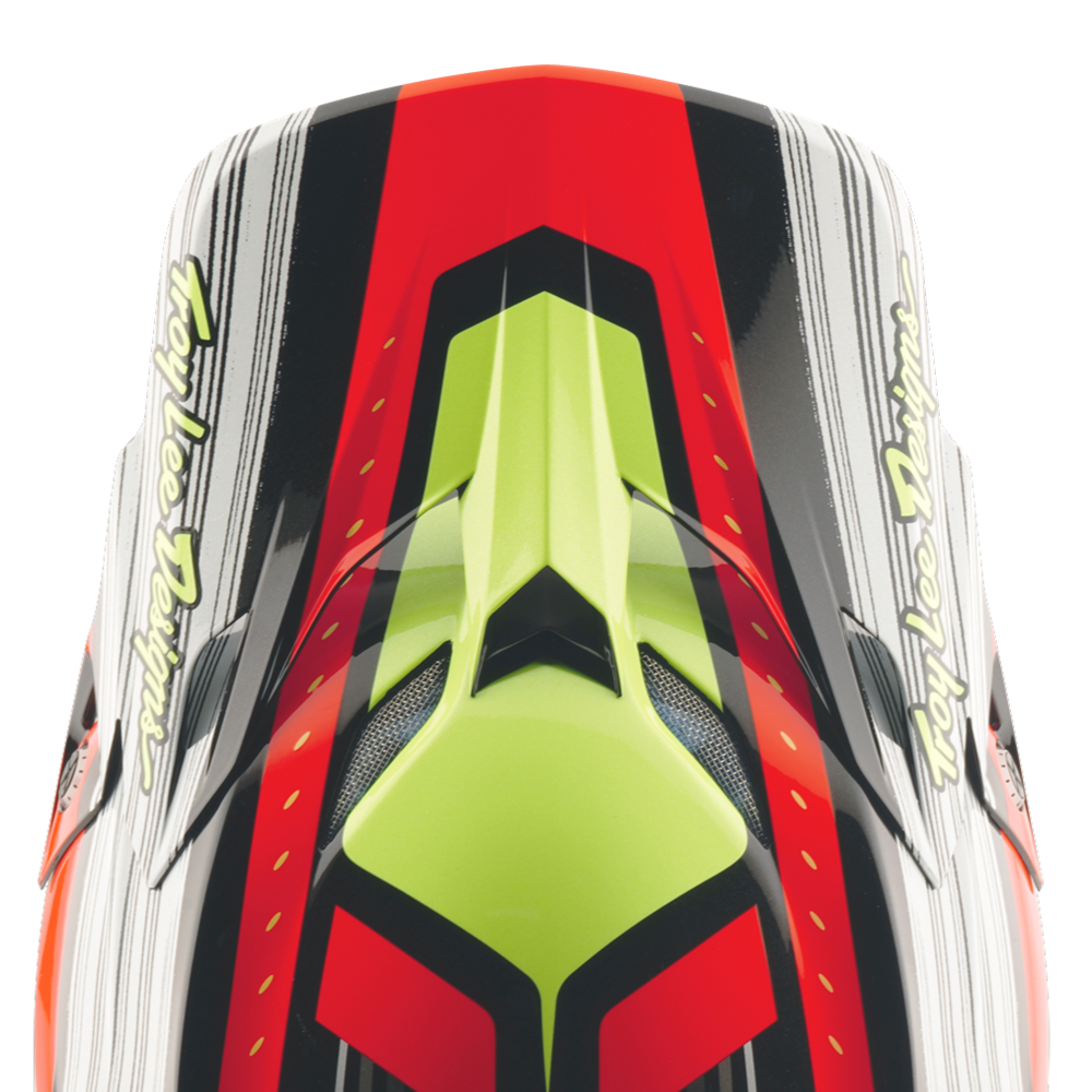 SE5 VISOR STRIPES BLACK / INFRA RED