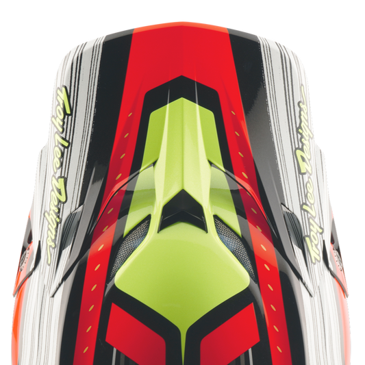 SE5 VISOR STRIPES BLACK / INFRA RED