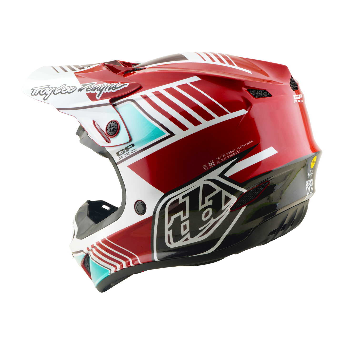 GP PRO HELMET SEGMENT RED