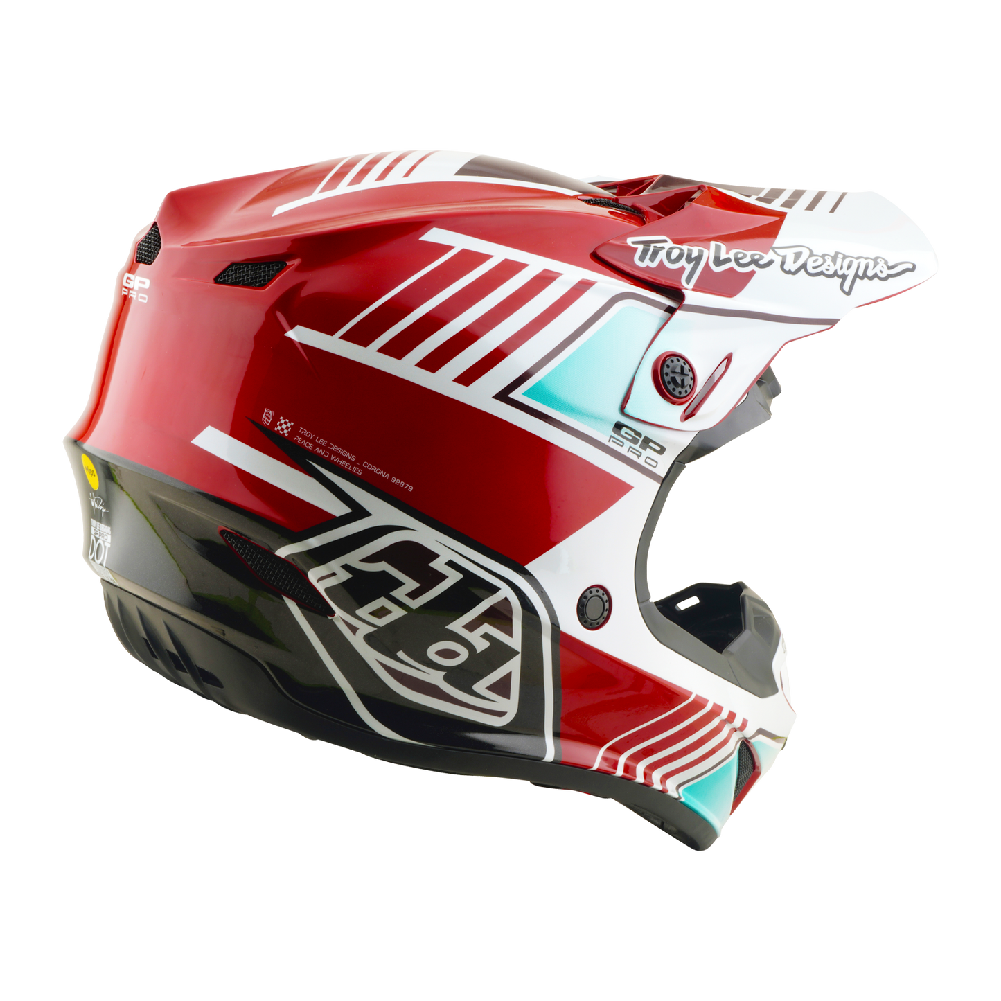 GP PRO HELMET SEGMENT RED