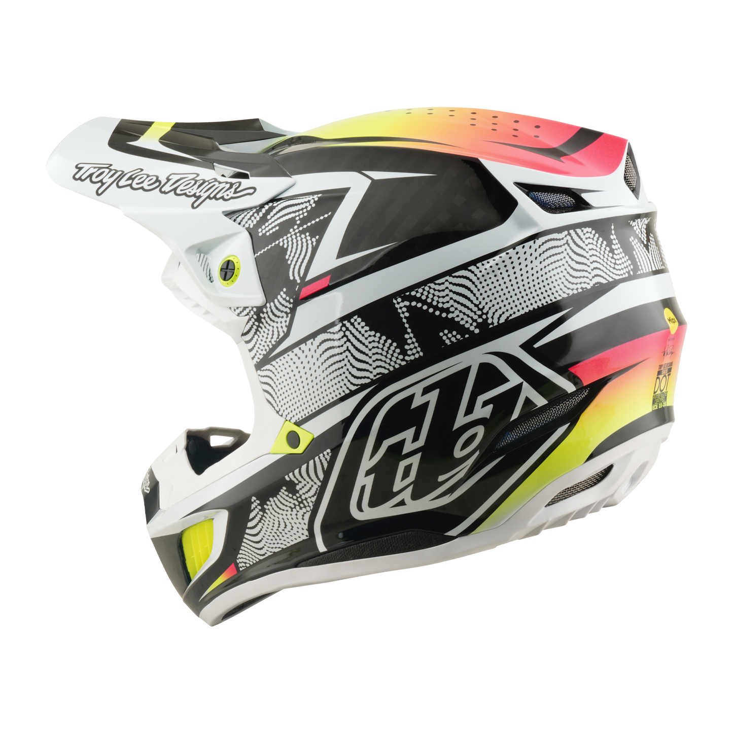 SE5 ECE CARBON HELMET LINED UP WHITE