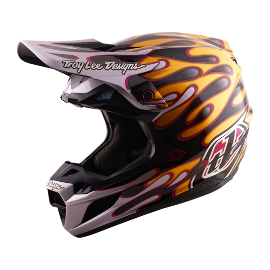 SE5 ECE CARBON HELMET OVERSPRAY BLACK / GOLD